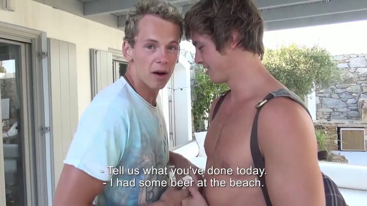 Greek Hunks Raw Beach Fun